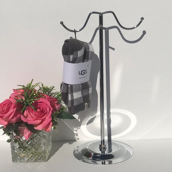 UGG Vanna Check Fleece Lined Sock - Picture 10 of 11